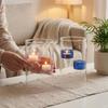 Romantic Glass Tealight Candle Holder Transparent Aromatherapy Holder  Event Centerpieces