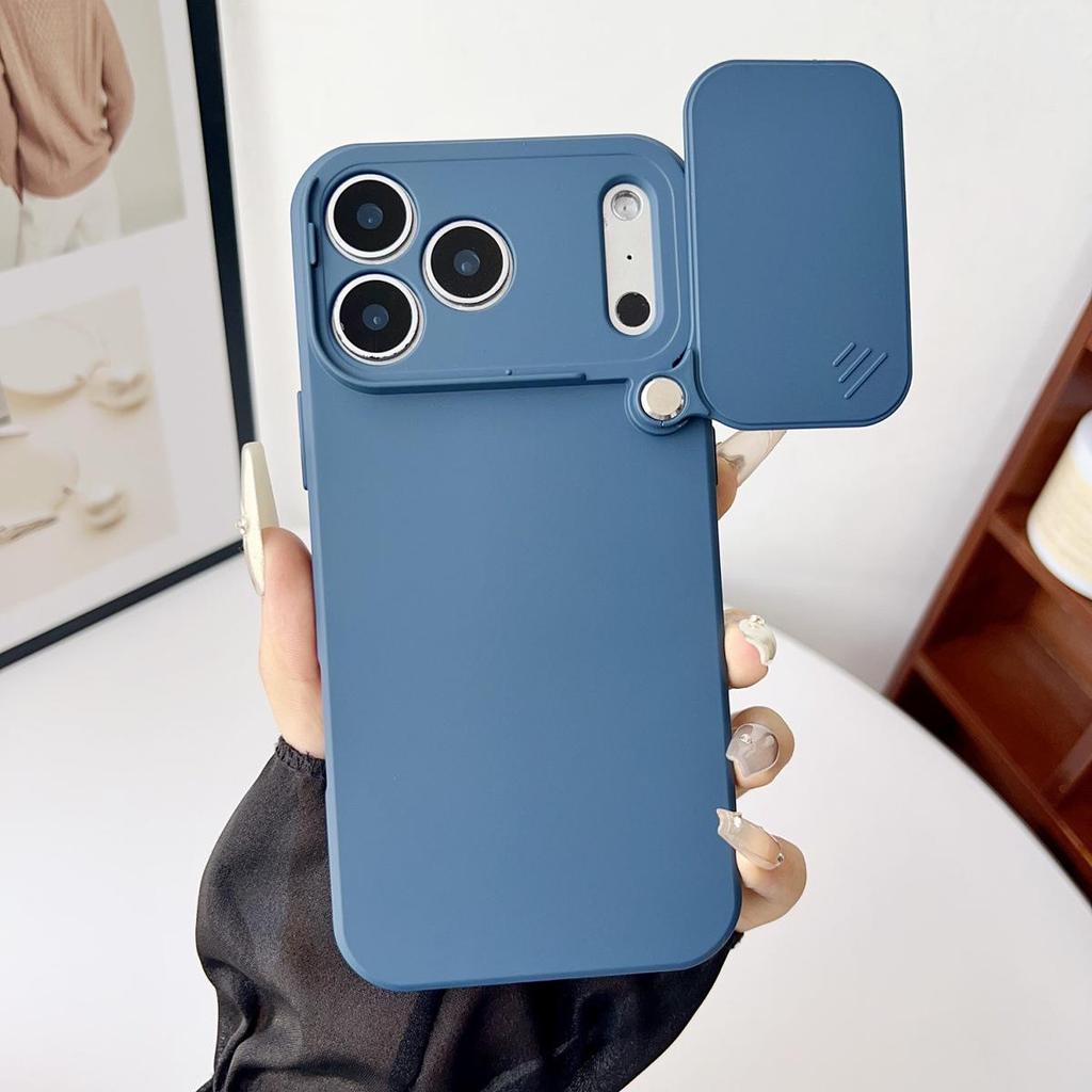 Kompatibel mit iPhone 17 Pro Max: Drehbare Schutzhülle mit Schiebefenster, Weiches Vollschutzdesign.