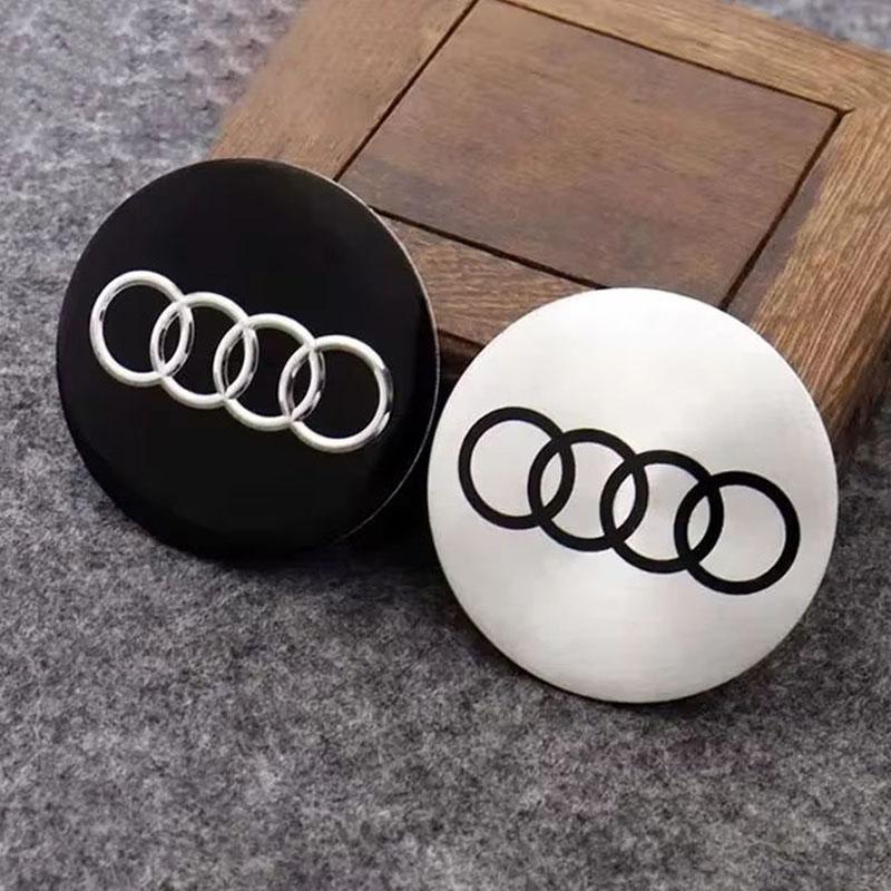 4 ks 56mm hliníková emblémová krytka středu kola auta Samolepka Pro S Q7 A8L A5 A6 A7 Q8 A4 SQ7 S4 S8 S6 S7 S5 S3 SQ5 e-tron Q5 Q