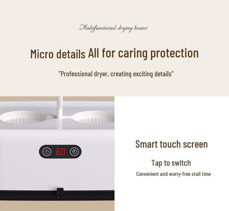 Portable Foldable Air Dryer for Home, Baby, Dorm, and Travel