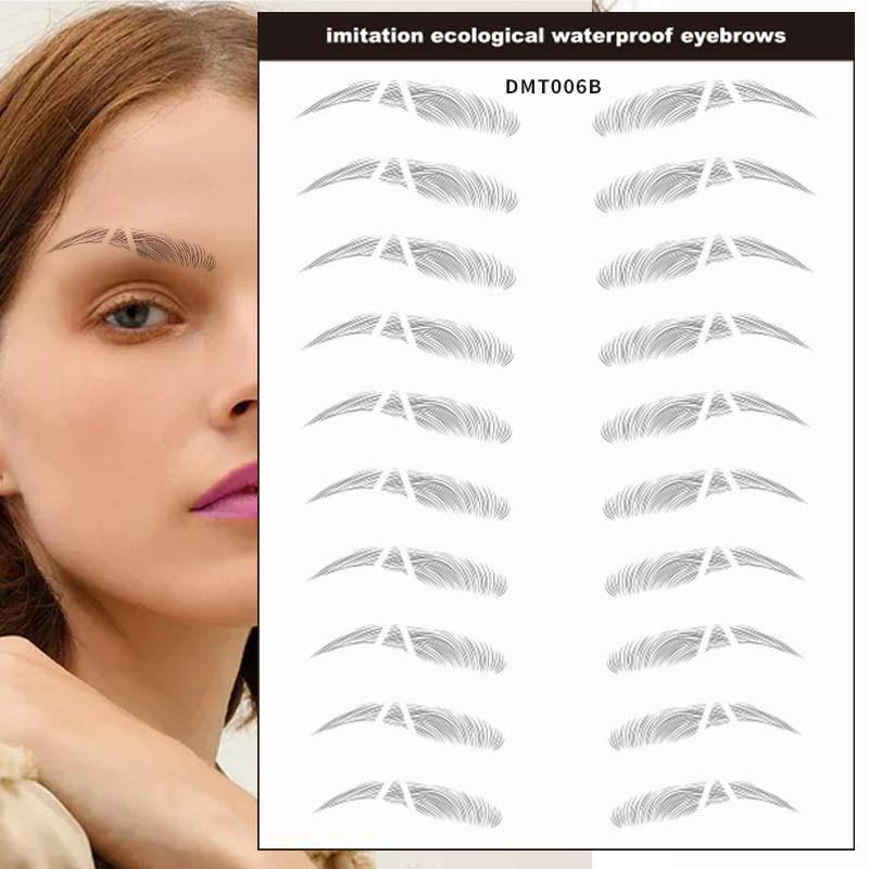 Eyebrow Sticker 6D Simulated Eyebrow Sticker Ecological Bionic Eyebrow Lazy Eyebrow Sticker Template Eyebrow Sticker Eyebrow Tattoo Sticker