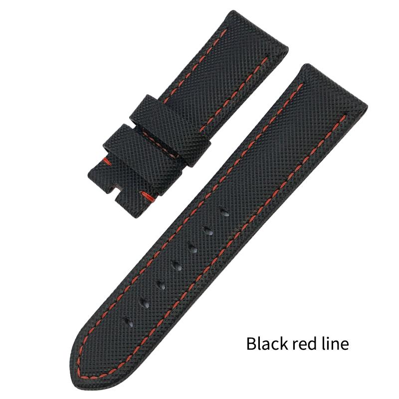 22mm 24mm 26mm High Quality Nylon Watchband Fit for Panerai LUMINOR Submersible PAM Luminous Black Blue Watch Strap Tools