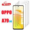 4Pcs Tempered Glass For OPPO A79 5G Screen Protector Glass Film
