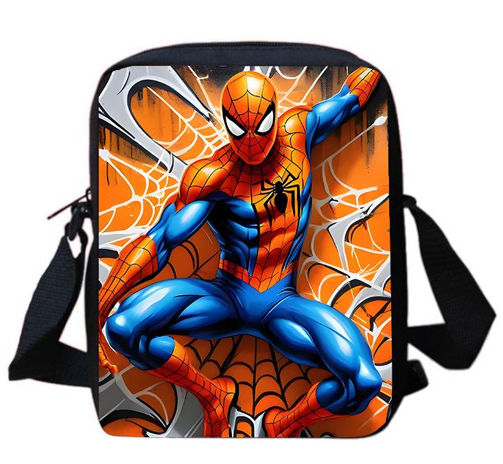 Spider-Man peripheral cartoon printed shoulder crossbody bag 8 inch