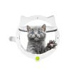 Cat Door 4-Way Locking Cat Flap Fits Interior Exterior Doors Walls For Hidden Cat Litter Box Safe Lockable Pet Flap For Cats
