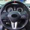 DIY Car Steering Wheel Cover For Infiniti Q50 QX50 2018   Q60 2016-