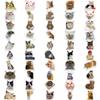100Pcs Cute Funny Cat Meme Animals Graffiti Stickers Phone Guitar Laptop Notebook Suitcase Cup Waterproof Sticker Kids Toy
