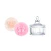 Pó Corporal Puff e Recipiente, Pote de Pó de Polvilhar com Puff de Maquiagem, Pó de Polvilhar Grande para Mulheres Puff Corporal