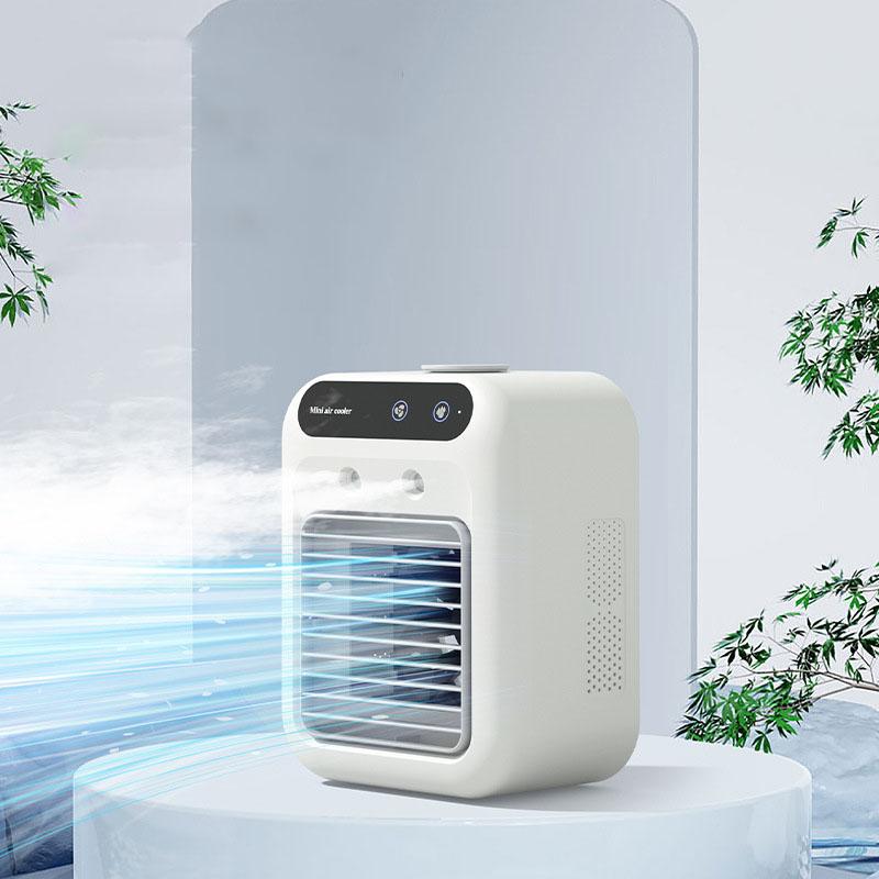 Portable Air Cooler USB Personal Misting Fan - Desktop Mini Air Conditioner Quiet Cooling for Home Office Travel