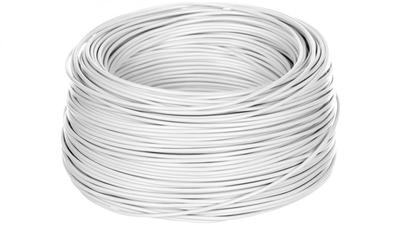 Installatiekabel H05V-K (LgY) 0,75 wit /100m/