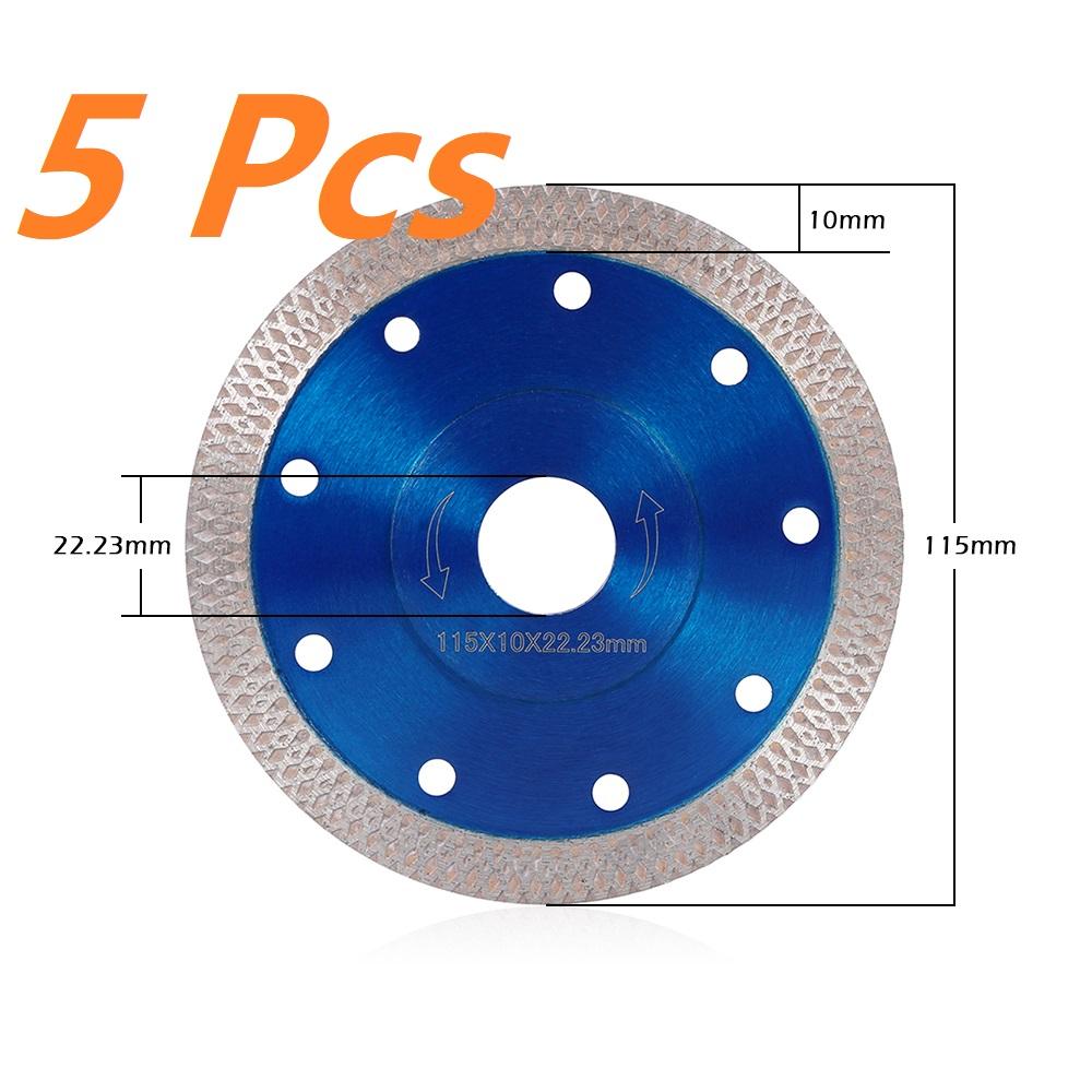 115/125mm Turbo Diamond Saw Blade Granite Marble Cutting Disc Porcelain Tile Ceramic Blades For Angle Grinder Diamond Saw Blade
