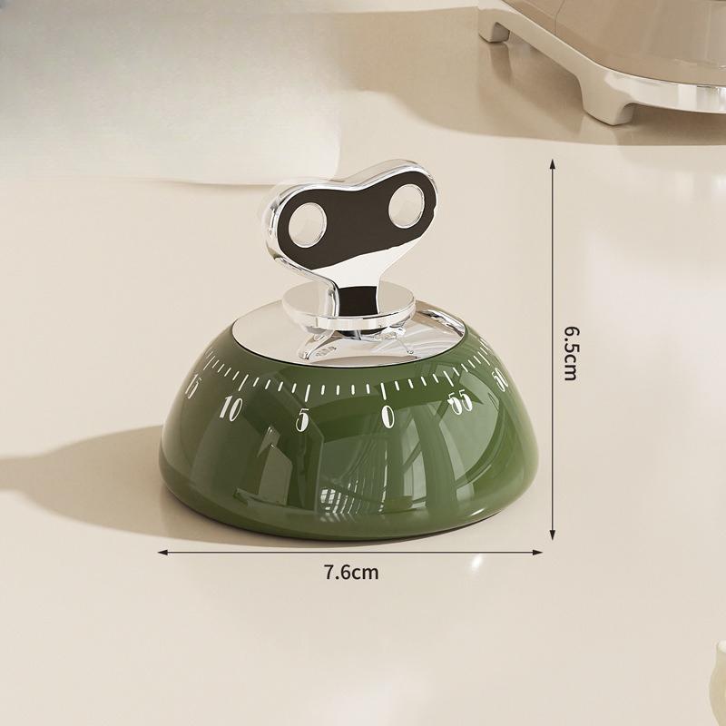 Magnetic Suction Strong Adsorption Mechanical Timer, Kitchen Timer, No Need for Drilling, Can Be Attached To The Refrigerator Table, Baking Timer
