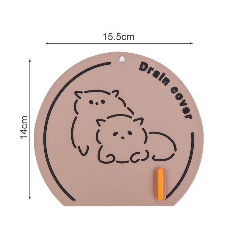 Kanalisationsbodenablaufabdeckung Desodorierer, Badezimmer Silikon Desodorierpad, Küche, Bad und Toilette Insektensicheres Bodenablaufpad