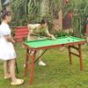 1.4m No-Installation Foldable Children's 3-in-1 Billiard, Ping Pong, Pool Table