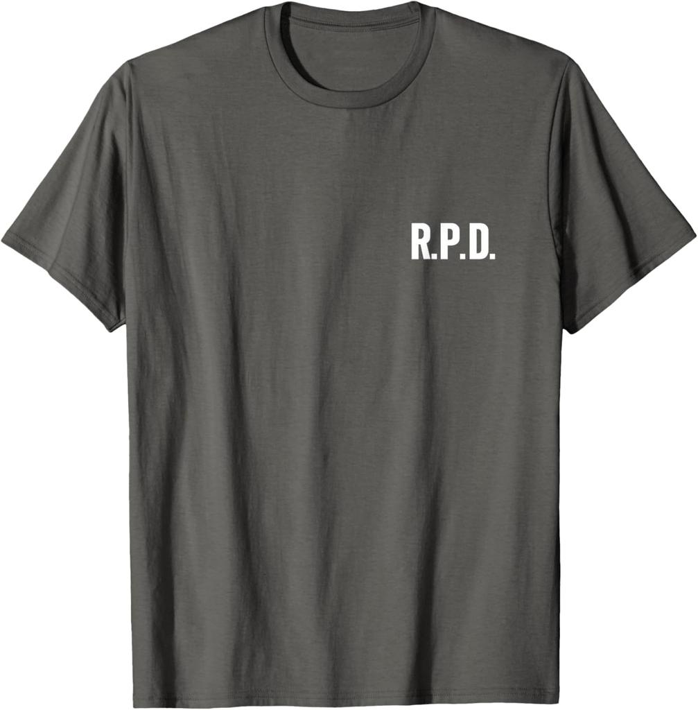 Resident Evil RPD TShirt Mens and Womens Summer Cotton Clothing Fashion Casual Gaming Enthusiast Short Sleeve Tshirt