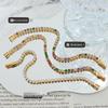 European & American Luxurious Zircon Rhinestone Bracelet - Colorful, Versatile, and Personalized.