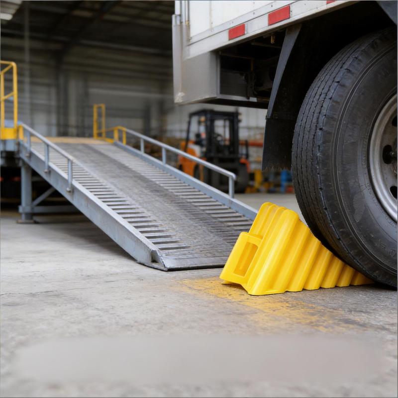 Portable Wheel Stops for RVs Anti-Slip Secure Parking and Braking Solution