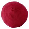 Cotton Beret Hat for and Babies Summer Colorful Simple Knit Unisex Size [JIRROUZ] Adults, Kids, (20 Colors) (3 Sizes) Men's Women's Burgundy/Adult