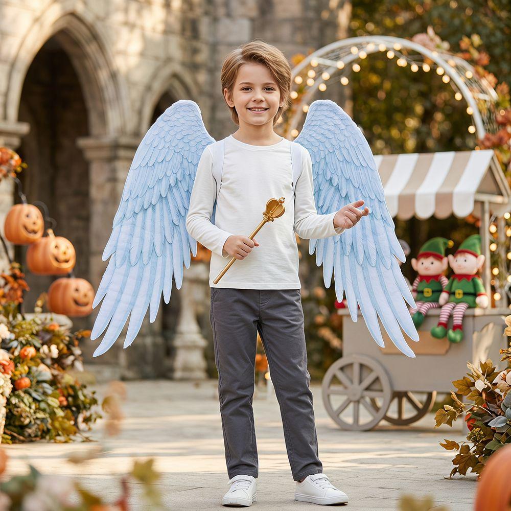 Handmade Craft Princess Wings Non-woven Fabric Kids Party Wings Cosplay Elf Wings Children