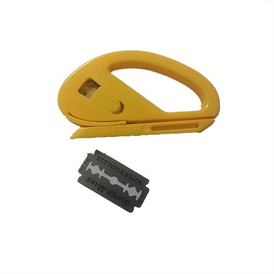 

1шт, Машина для резки упаковочной бумаги, Машина для резки раздвижной упаковочной бумаги, Нож для упаковки подарков жёлтый