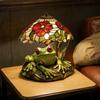 Decorative Lamp Animal LED Desk Reading Light Stained Glass Accent Night Light For Nightstand Kitchen Dining Room Office Desk