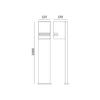 Garden Standing Lamp GU10 IP44 Black