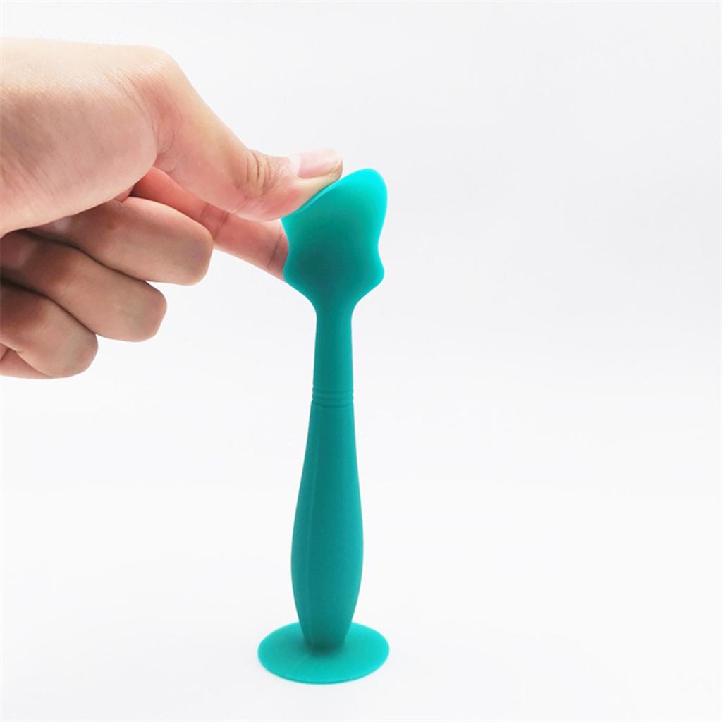 Baby Diaper Rash  Applicator Baby  Spatulas With Suction Cup Silicone Brush