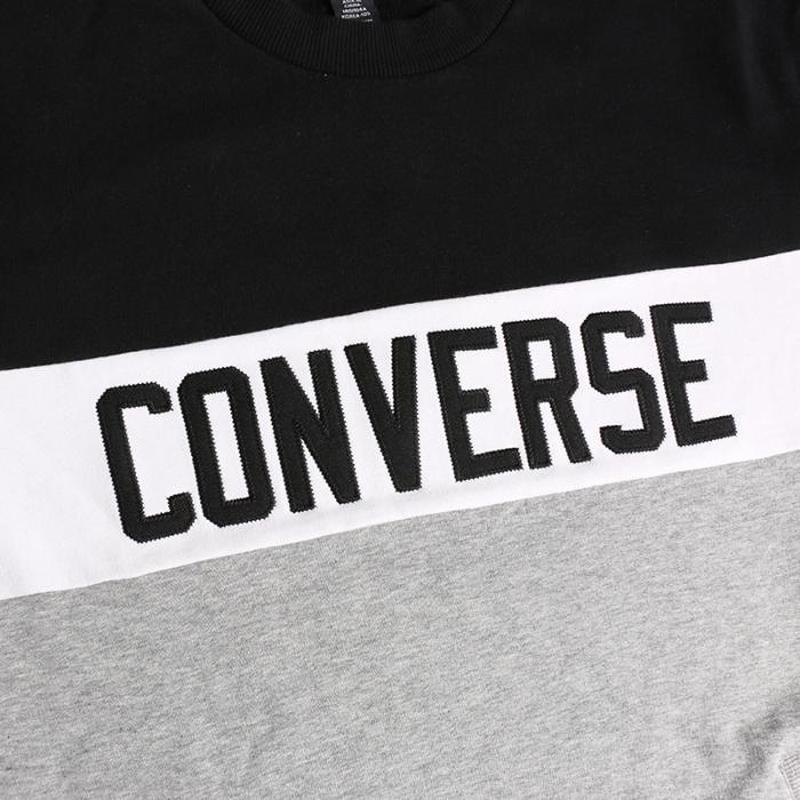 Converse Sweatshirt Men's Black Gray 10007807-A01
