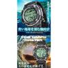 LAD WEATHER Diver's Watch Tide Graph Digital Watch 100m Water-Resistant Black Standard LCD