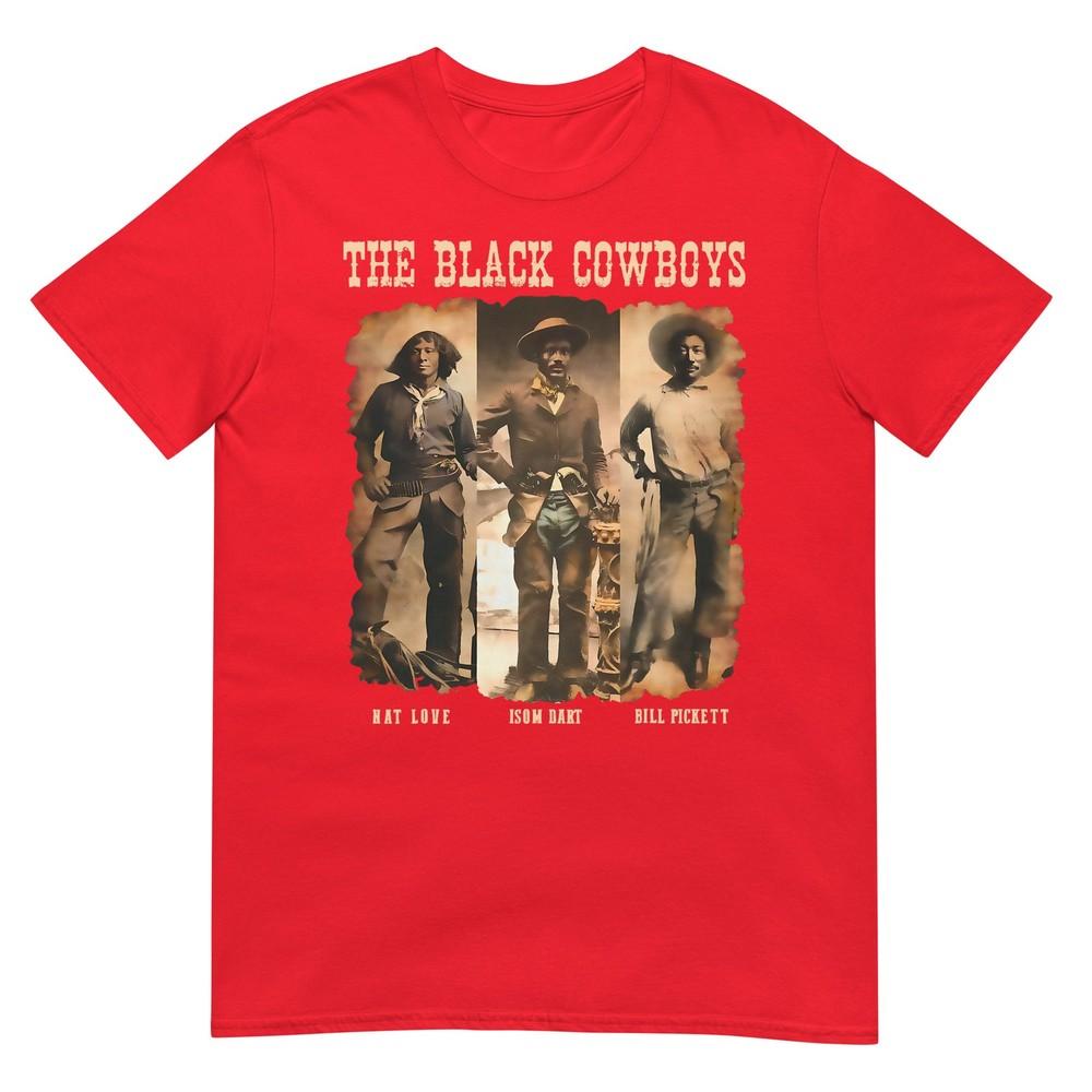 Black Cowboy Western Rodeo Melanin Black History Texas Unisex Tshirt