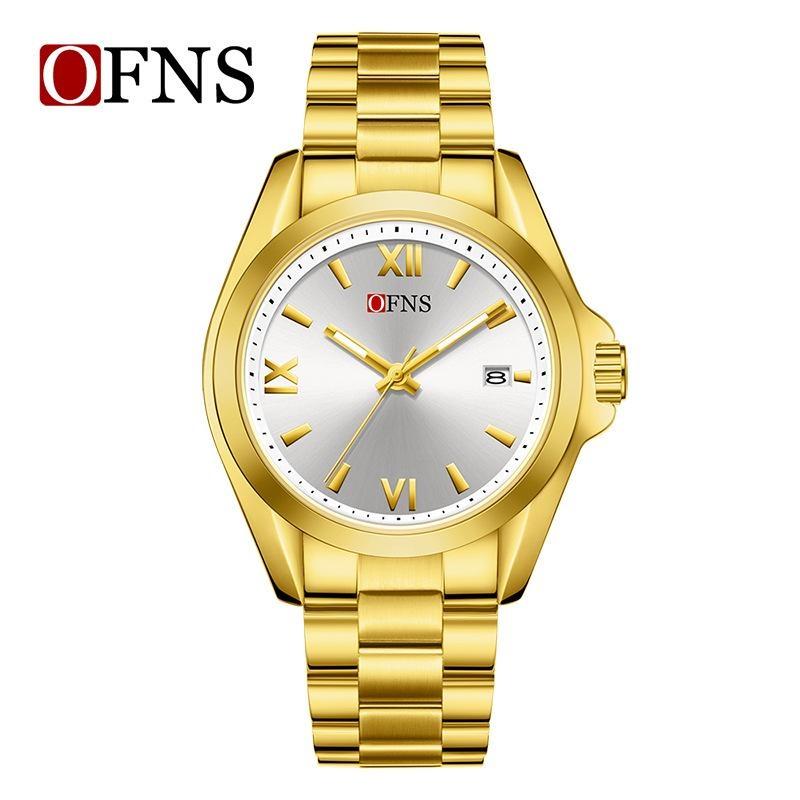 

Elegant Women Watch Luxury Ladies Fashion Wristwatch Quartz Movement Stainless Steel Waterproof Luminous Female Watches золотий/білий