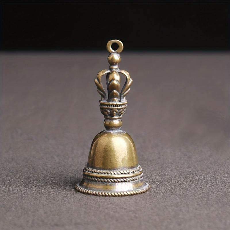 3Pcs Brass Bell Key Car Decoration Wind Bell Button Bronze Bell Creative Home Decoration Pendant Christmas