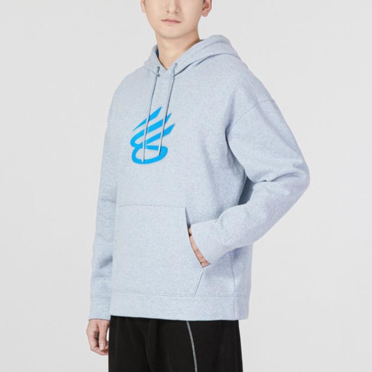 Under Armour Sweatshirts Men's Light Gray Hooded Moderate Regular 1374298-465