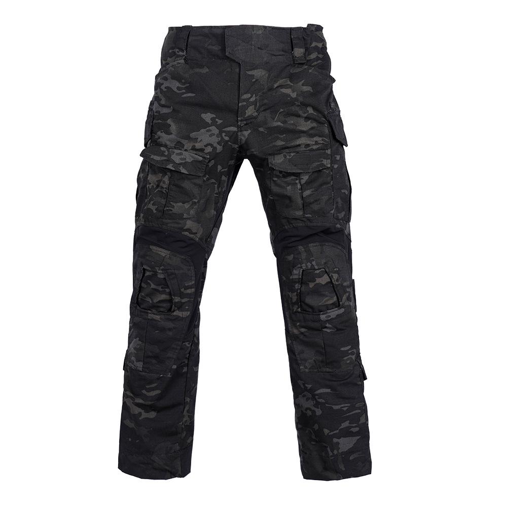 Tactical Men's Outdoor Camouflage Pants: Wear-Resistant, Scratch-Resistant, Multi-Pocket