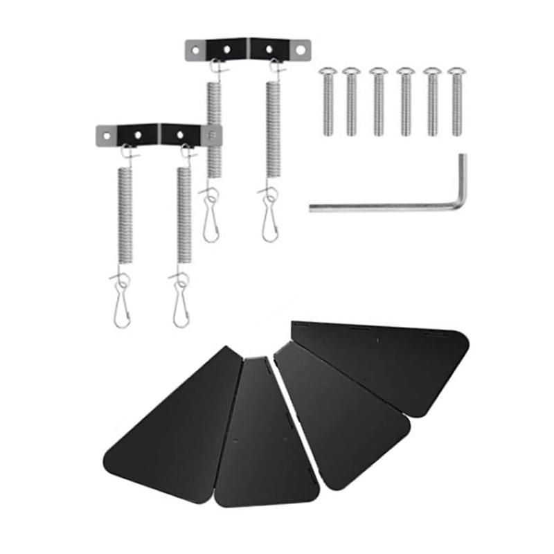 

AEE2-Squirrel Proof Bird Feeder Baffle Guard Squirrel Flapper Bird Feeder With Anti-Theft Rotation Hanging Bird Feeder Combo чёрный