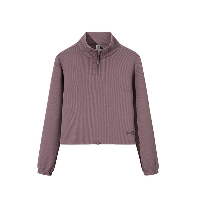 

Anta Мода Простой Легкий Удобный Высокоэластичный Свитшот с длинным рукавом Женские топы 162537706-2 M