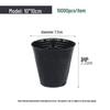 Nutrient Seedling Tray: Disposable Black Plastic Cup for Gardening and Planting Flowers or Vegetables