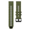 QuickFit 22mm Two-Tone Silicone Band For Garmin Forerunner 970 965 955 Solar 945 935 745 Descent G2 Fenix E Watch Strap Bracelet