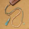 1Pcs Chinese Style Long-style Crossbody Phone Chain Anti-loss Pendant Bead Tassel Phone Chain