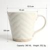 Premium 14oz Keramiktasse Sesamglasur Mattes Finish Elegantes Langlebiges Design Perfekt für Kaffee Milch Tee Zuhause Büro Moderne Tasse