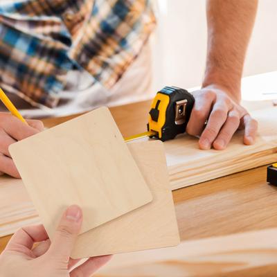 10 Pièces Panneau en Bois Peint à la Main Planches en Bois DIY Tranches pour Loisirs Créatifs Découpe Laser