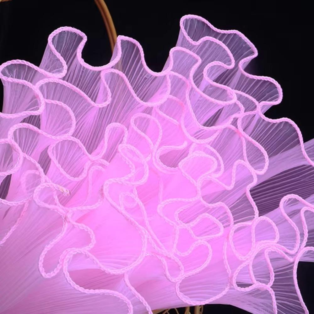 Multiple Color Bouquet Roll 4m Packaging Lace Paper Flower Wrapping Mesh Yarn  For Wedding Party