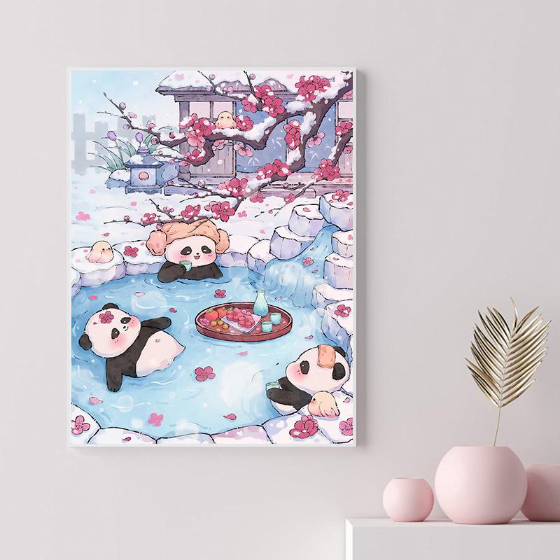 40X50Cm Diamond Painting Large Size Diamond Sticker Bedroom Living Room Decorative Painting With Photo Frame