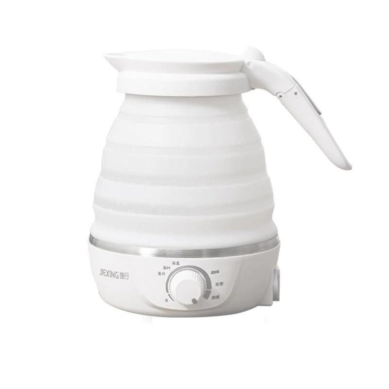 Hervidor de agua plegable portátil de silicona para viajes y hogar mini hervidor eléctrico