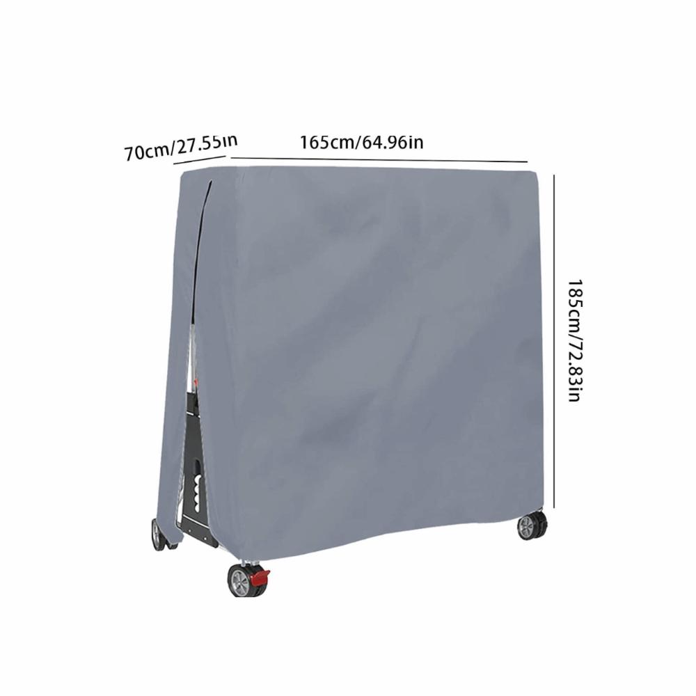 Dustproof Table Tennis Table Cover Ping Pong Table Storage Cover for Folding Ping Pong Table
