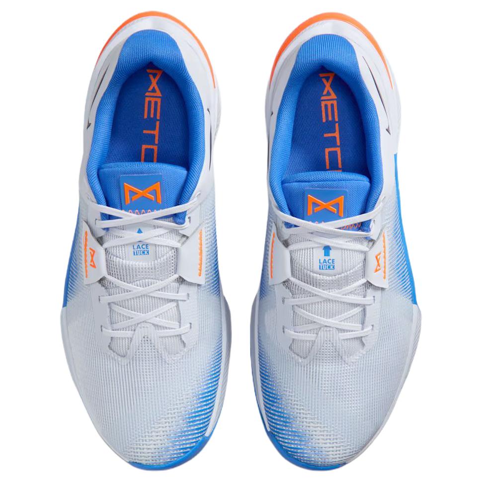 Nike Metcon 10 Pohodlné padnutí Prodyšná Podpora Tréninkové boty Pánské tenisky Modrá Oranžová HJ1875-008