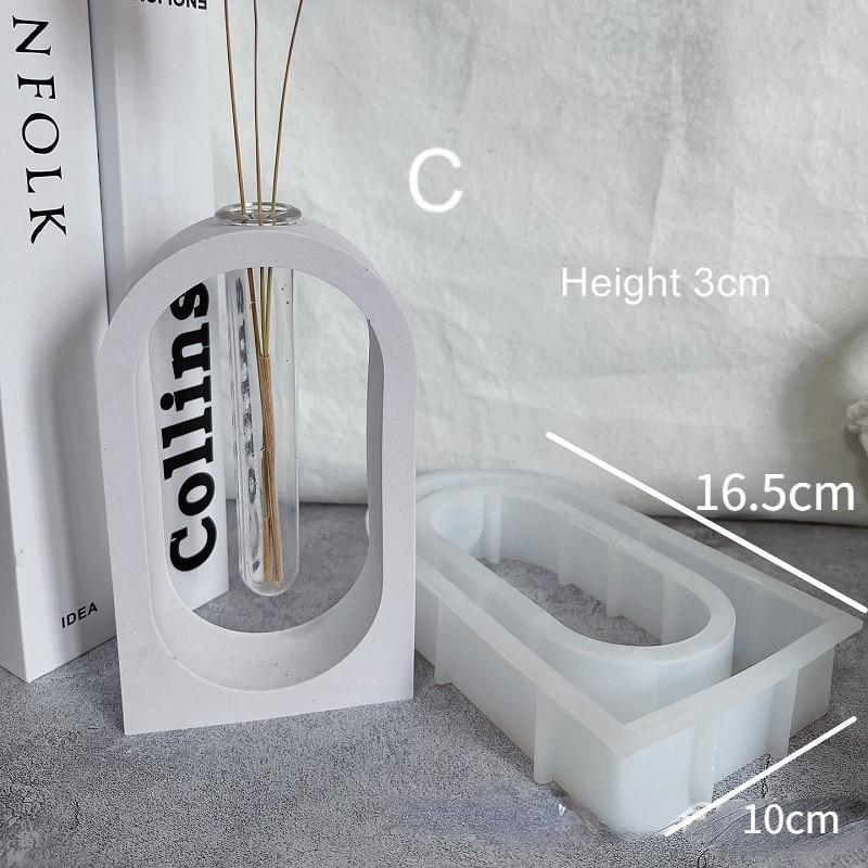 

1 шт. арка прямоугольная круглая гидропонная гипсовая форма нерегулярная ваза для растений силиконовая форма для украшения дома LXY