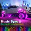 RGB LED Rock Lights 4/6/8/10/12/14 pods APP Control Music Neon Car Underglow Chassis Light for Offroad Truck SUV Rock Lights