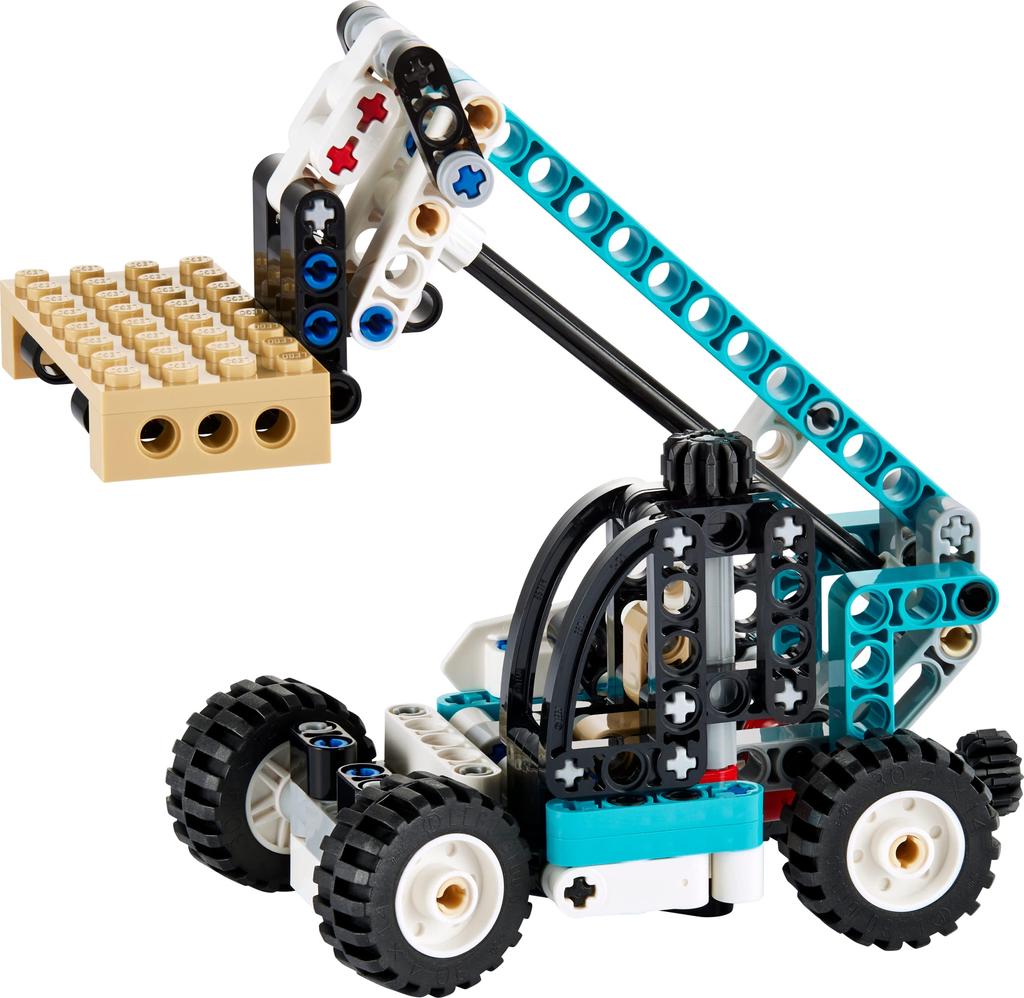 LEGO Technic Telehandler 42133, a great toy for boys ages 7 and up. A great gift for STEM education and city building.