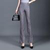 2025 Slim-Fit Stretchy Women's Plaid Micro-Flare Pants - Versatile Summer Fashion
